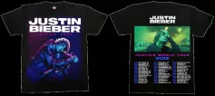 JUSTIN BIEBER TDM 1857 HOT ROCK T- SHIRTS
