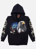 H-138-4401-F (Hoody with ZIP, Rock Eagle)