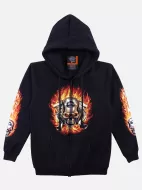 H-200-GW214-F (Hoody with ZIP, Rock Eagle)