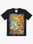 TH.4-020 (Thai Arts, Rock Eagle)  T-shirt