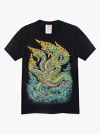 TH.4-011 (Thai Arts, Rock Eagle)  T-shirt