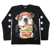 Rock Chang longsleeve LS GR №728 лонгслив, собака, животные