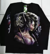 Rock Chang longsleeve LS GR №750 лонгслив,девушка