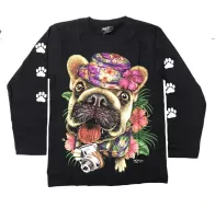 Rock Chang longsleeve LS GR №730 Лонгслив,собака,животные