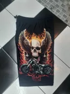 Rock Eagle Shorts 4418 Byke, skull (шорты,череп,байк)