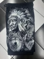Rock Eagle Shorts GW 130 indian, wolves (шорты,индеец, волк)