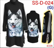 Rock Eagle dress  SS-D- 024 (G) 4335 (Платье, туника,животные)