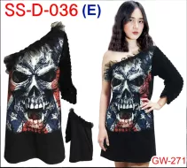Rock Eagle dress  SS-D- 036 (E) GW-271 (Платье, туника,черепа)