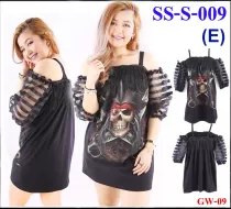 Rock Eagle dress SS-S- 009 (E) GW - 09 (Платье, туника,черепа)