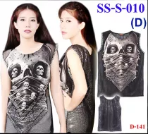 Rock Eagle dress SS-S- 010 (D) D - 141 (Платье, туника,черепа)