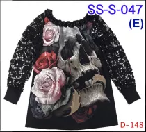 Rock Eagle dress SS-S- 047 (E) D-148 (Платье, туника,черепа)
