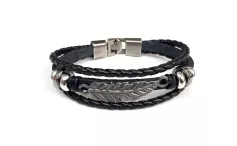 БР 095 (БРАСЛЕТ,35 tb, КОЖ,Wanchai )