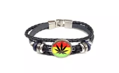 БР 099 (БРАСЛЕТ,35 tb, КОЖ,Wanchai )