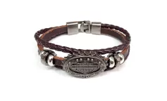 БР 103 (БРАСЛЕТ,35 tb, КОЖ,Wanchai )