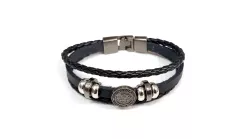 БР 116 (БРАСЛЕТ, 35 tb, КОЖ,Wanchai )