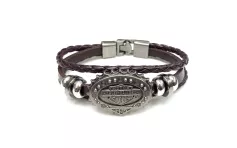 БР 165 (БРАСЛЕТ, 35 tb, КОЖ,Wanchai )