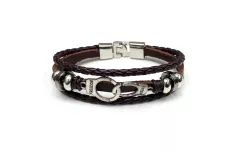 БР 174 (БРАСЛЕТ, 35 tb, КОЖ,Wanchai )