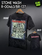 CABALLO STONE WASH R-00463-BR - 137  IRON MAIDEN (t-shirt)