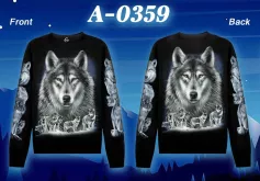 Caballo longsleeve  A- 0359 (Лонгслив, волк)