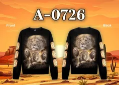 Caballo longsleeve  A- 0726 Лонгслив, лев)