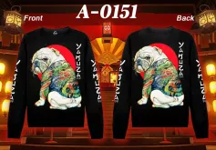 Caballo longsleeve А-0151 (Лонгслив, мопс)