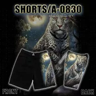 A - 0830 Caballo (shorts) (шорты,леопард)