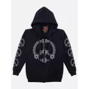 H-163-4457-F (Hoody with ZIP, Rock Eagle)