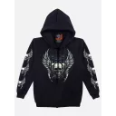 H-190-Gw209-F (Hoody with ZIP, Rock Eagle)