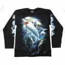 Rock Chang longsleeve LS GR №746 лонгслив,акула,животные