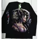 Rock Chang longsleeve LS GR №750 лонгслив,девушка