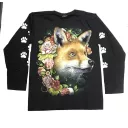 Rock Chang longsleeve LS GR №732 лонгслив,лиса,животные н.к