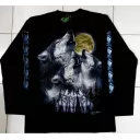 Rock Chang longsleeve LS GR №674 лонгслив,волки,животные