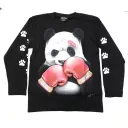 Rock Chang longsleeve LS GR №734 лонгслив,панда,боксер,животные