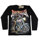 Rock Chang longsleeve LS HD №36 лонгслив,скелет,мотоцикл,байкер
