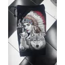 Rock Eagle Shorts GW 291 indian girl, wolf (шорты, волк,индейцы,девушка)