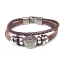 БР 071 (БРАСЛЕТ,35 tb, КОЖ,Wanchai )