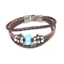 БР 186 (БРАСЛЕТ, 35 tb, КОЖ,Wanchai )