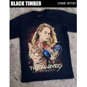 BT 191 BLACK TIMBER (BT, NTS) MARVELS T- Shirts