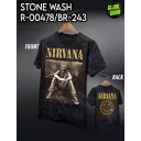 CABALLO STONE WASH R-00478 BR- 243 NIRVANA (t-shirt) Группы