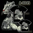 A - 0049 ANIMAL, Тигр, футбокла Caballo